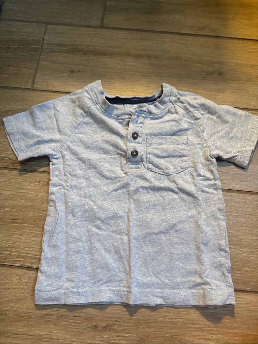 Light Gray Kids polo Tee - Soft Short Sleeve Top